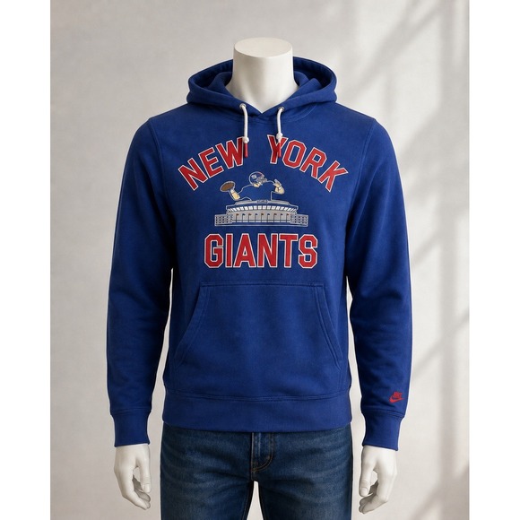 Nike Other - Nike NFL New York Giants Hoodie Men's M Blue Pullover Giants Stadium Football